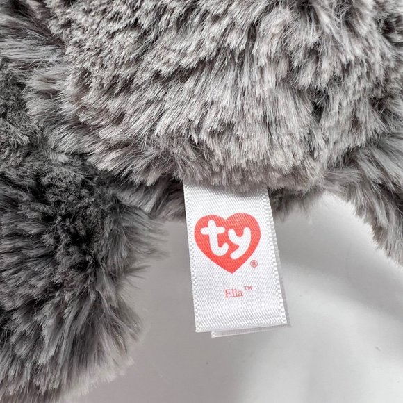 Ty Attic Treasures Ella The Enchanting Elephant Grey Plush 2017 12” With Tags - Picture 6 of 8